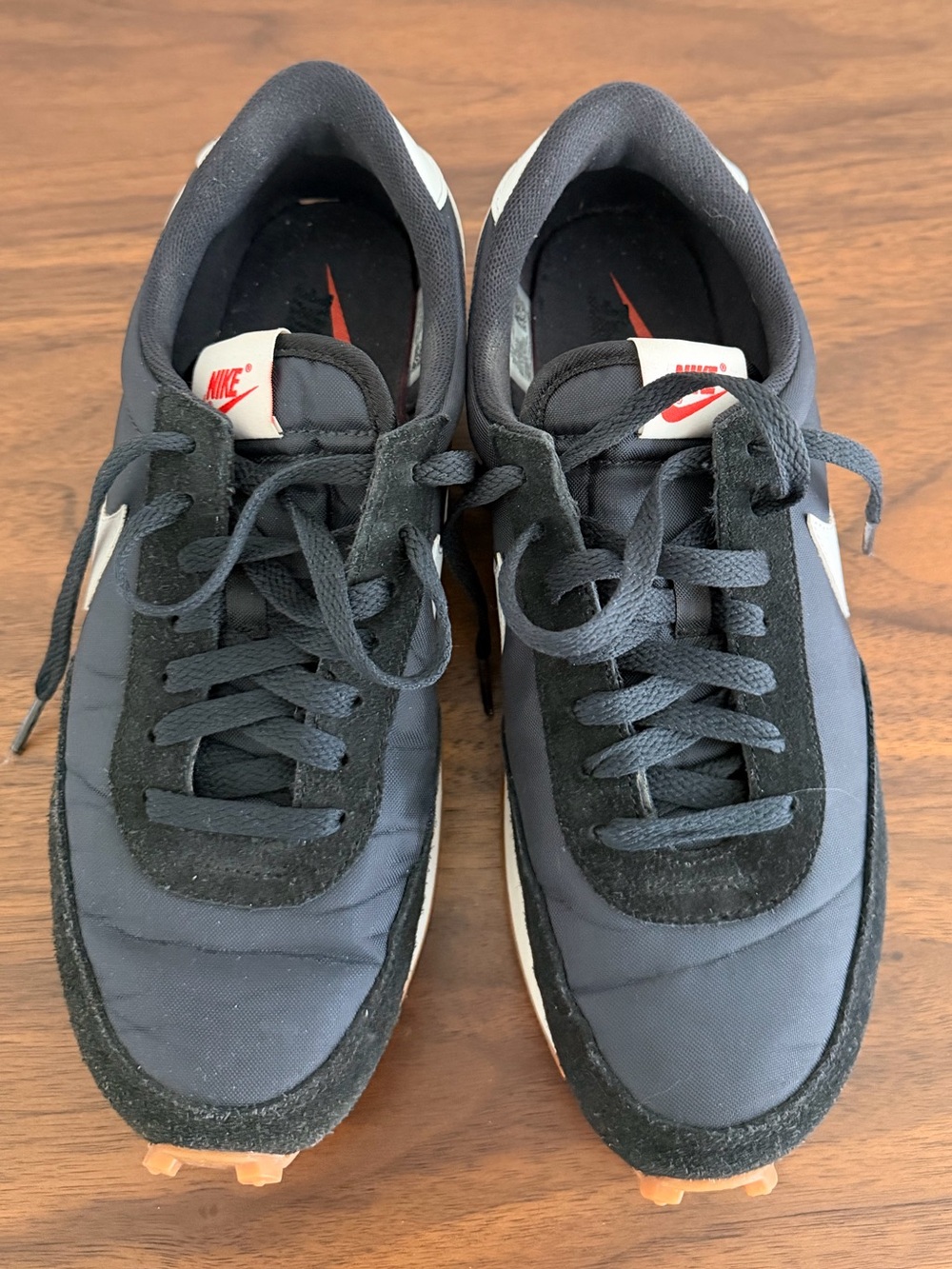Nike Black and White Retro Sneakers